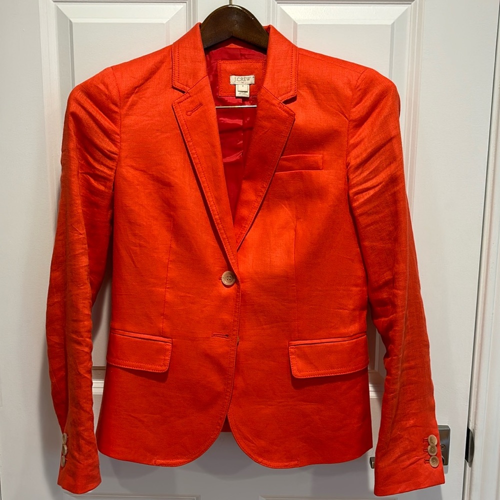 J Crew linen blazer
